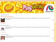 Tablet Screenshot of blog.playcenter.com.br